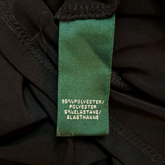 Ralph Lauren Green Label Colorblock Retro Ruched Sheath Pencil Dress Women's 16 - Picture 5 of 6